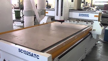 Woodworking cnc router with auto tool changing function 1325ATC- Skype: sinmic10