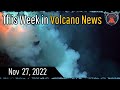 This Week in Volcano News; New Zealand Volcano Update, 3 Submarine Volcanoes Erupt