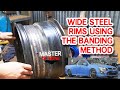 Widening steel Falcon rims - Master of None