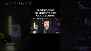 Breaking News: US-Israel DESTROY Iran Oil Sites