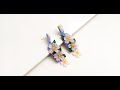 DIY | How to make a sakura flower from polymer clay | Handmade earrings. Polymer clay Fimo |