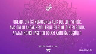 CÂSİYE SÛRESİ 12 - 21 AYETLER 🗣 Mehmet Atay