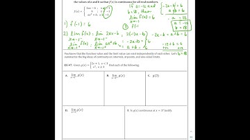 Unit1: Lesson 6: Limits & Continuity, Part 3