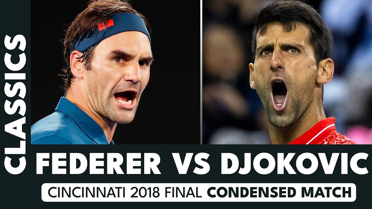 Novak Djokovic & Roger Federer's LAST Match In America 💥 | Cincinnati 2018 Final Condensed Match