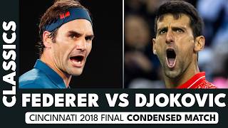 Novak Djokovic & Roger Federer's LAST Match In America 💥 | Cincinnati 2018 Final Condensed Match