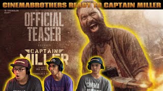 CAPTAIN MILLER Official Teaser REACTION by CinemaBrothers