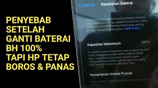 Setelah Ganti Baterai HP Tetap Boros