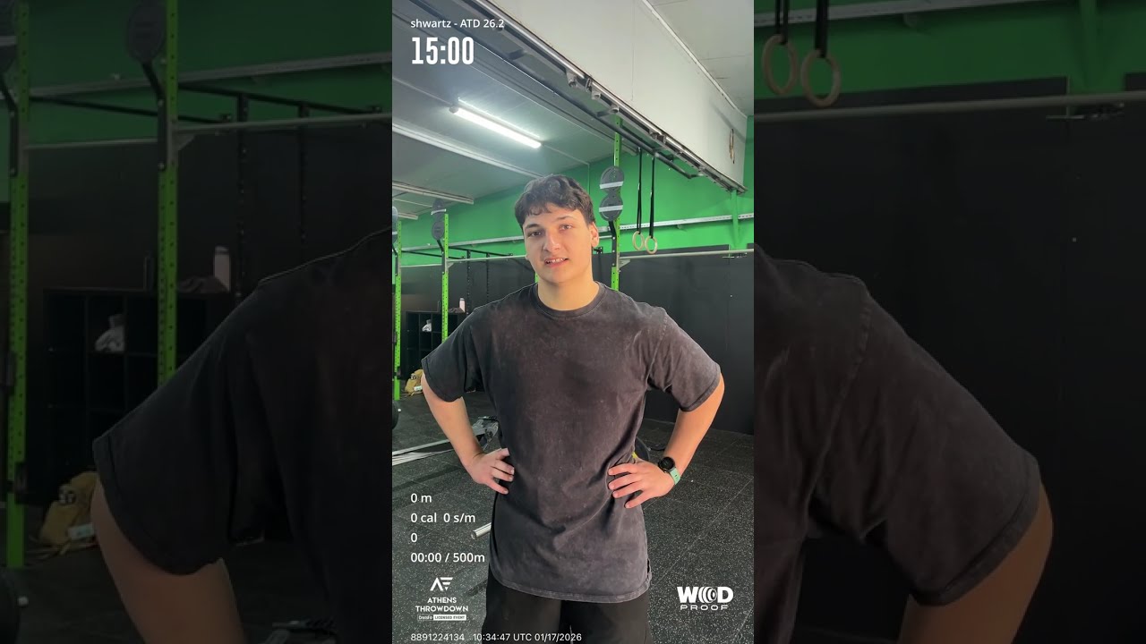 Athens throwdown under 18 divisions (CrossFit Green Beach )