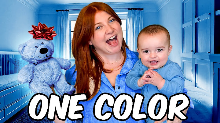 I Bought Gifts In ONE COLOR For My Baby!