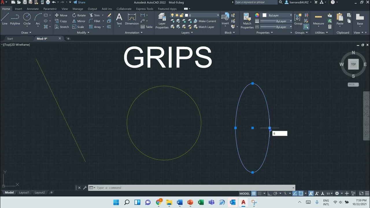 32 AutoCAD Grips YouTube