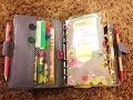 My updated planner setup in my new filofax- lavender metropol (personal size)