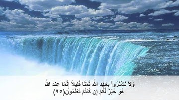 سورة النحل من آية ٩٤ إلى ٩٧ بصوت ماهر المعيقلي