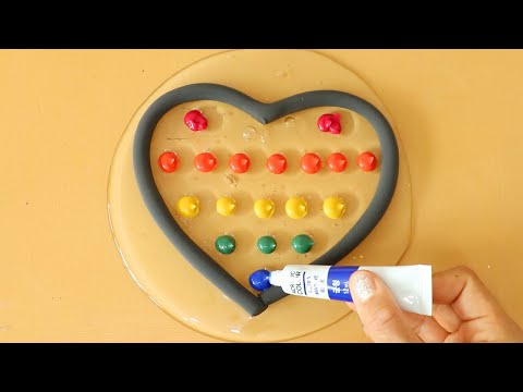 Clay Slime <strong>Coloring</strong> Compilation <strong>with</strong> Clay,glitter ! Most Satisfying Slime Video★ASMR★#ASMR