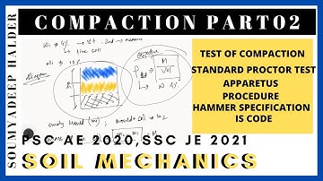 PART 02 COMPACTION OF SOIL II STANDARD PROCTOR TEST  OF SOIL II COMPACTION OF SOIL LECTURES