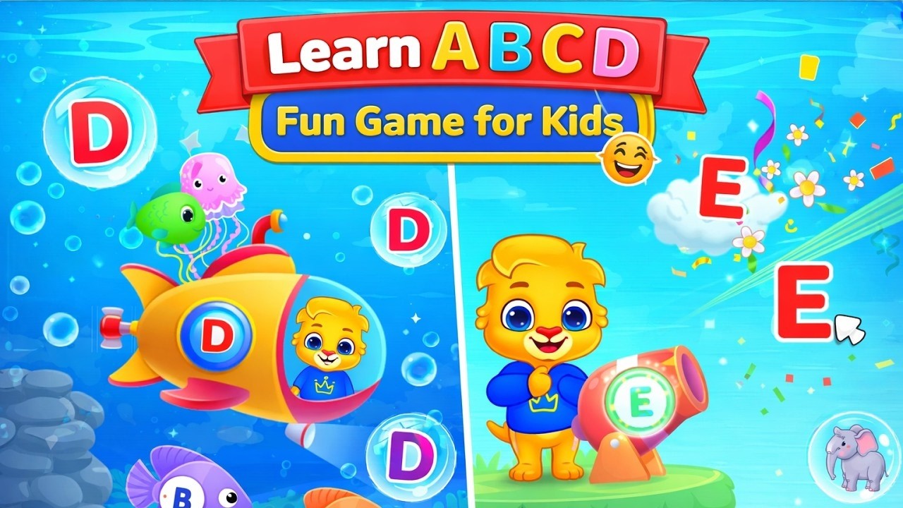 “Learn ABC with Fun 😄 | Kids Alphabet Game”| “Kids Learning Video 📚 ...