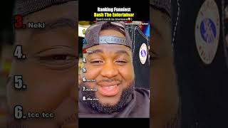 Ranking Funniest Bash The Entertainar.#ranking #tiktok