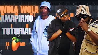 Xduppy, Benzoo & DJ Maphorisa - Wola Wola Amapiano Tutorial | FL Studio Mobile  screenshot 1