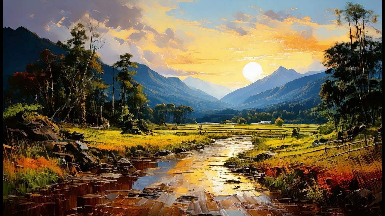 2-Hour 4K Frame TV Art | Twilight Serengeti: The Golden River | Wallpaper TV Art | WLPR GLLRY