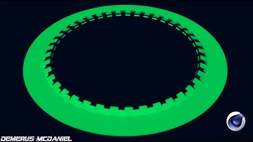 Circular Folding Polygons Animation