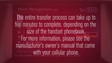 2016 NISSAN Pathfinder - Vehicle Phonebook - with Navigation (if so equipped)