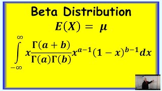 Mean of the Beta Distribution