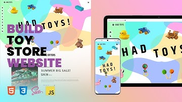 Create a Toy Store Website Responsive (HTML, CSS, Java Script) #3