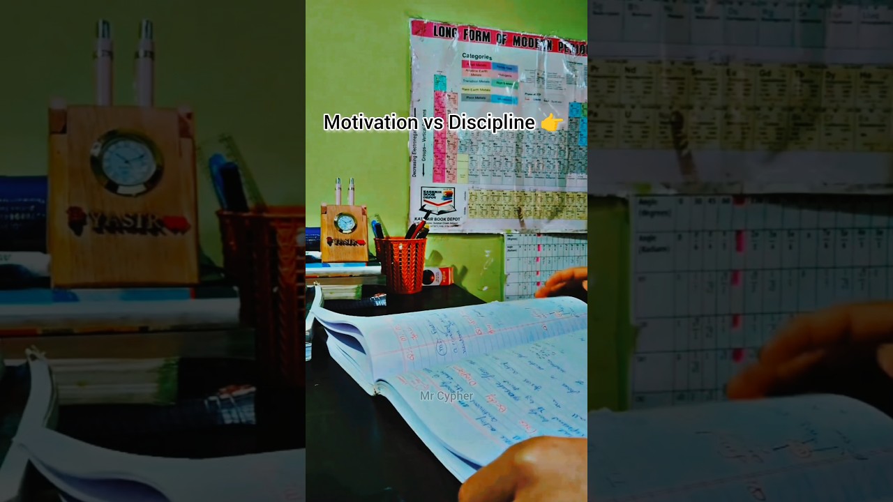 Motivation vs Discipline || 