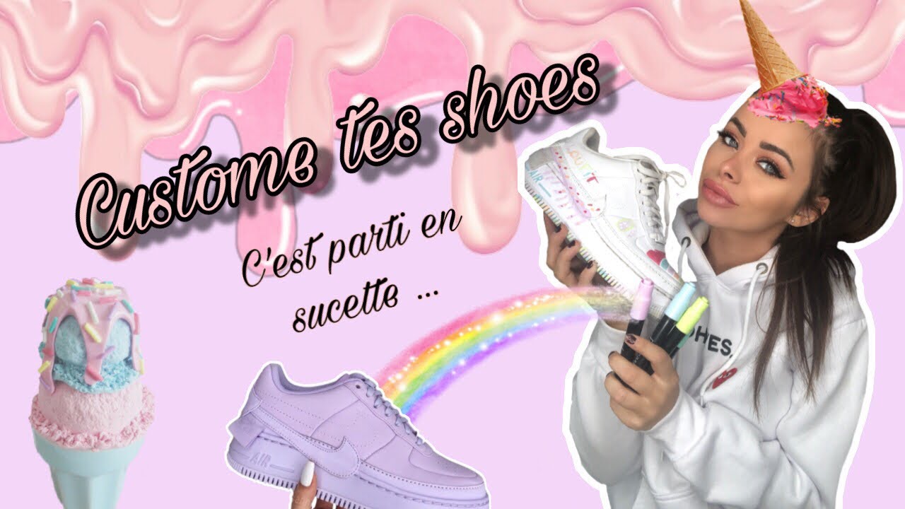 JE CUSTOMISE MES SHOES 😜 ( c'était bien parti mais NON 🙈 )