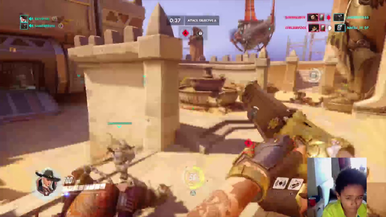 Playing with overwatch