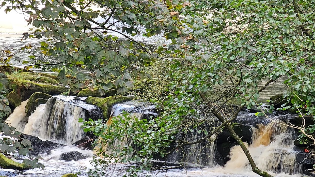 Walk from LadyBower Reservoir to Yorkshire Bridge Bamford Peak District UK - 4K