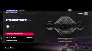 UFC 5 - RANKED STREAM HIGH LEVEL GAMEPLAY! PATIENCE CLOUD!