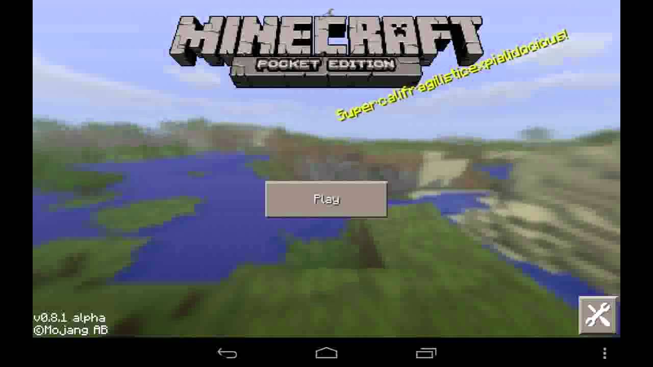 Official Download! The Minecraft Pocket Edition 0.1.0 Resource Pack! Java  Only! Minecraft Texture Pack