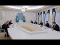 Глава государства принял министра иностранных дел России Сергея Лаврова