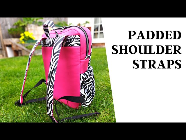 How to make custom padded shoulder straps / sewing tutorial 