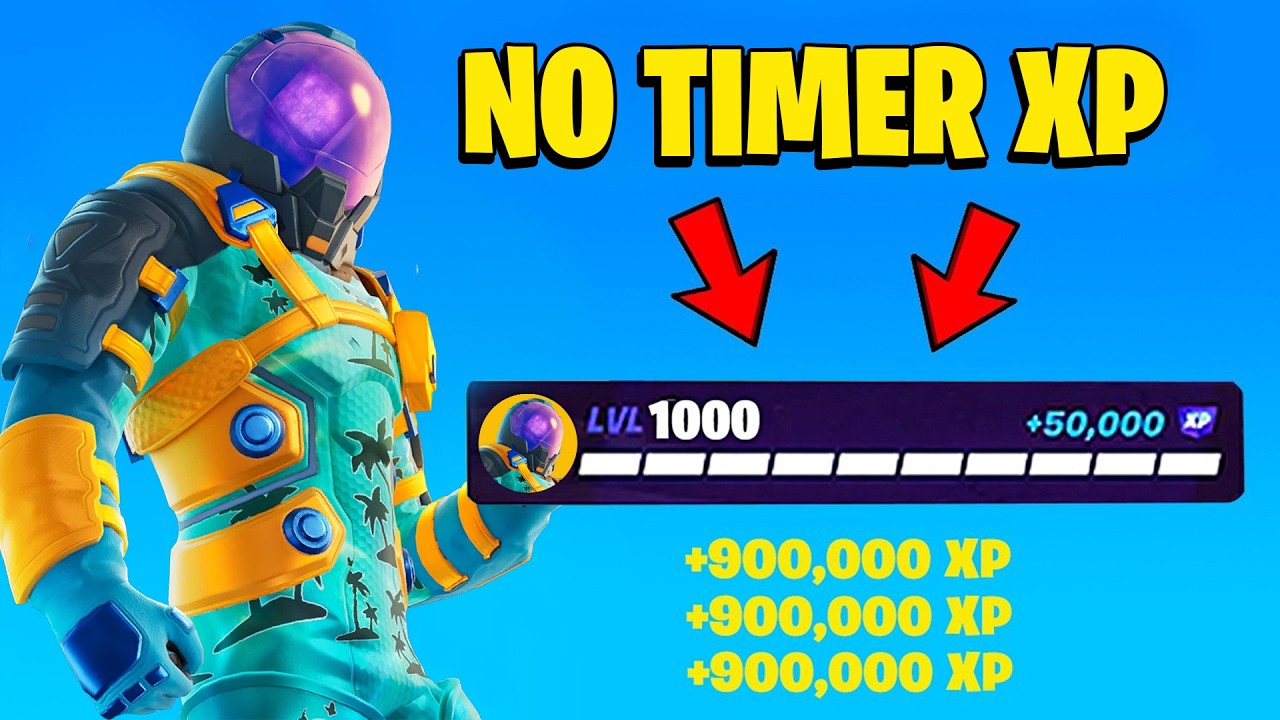 BEST LEGIT *NO TIMER* FORTNITE XP MAP to FARM & LEVEL UP FAST in FORTNITE CHAPTER 7! (220,000!)