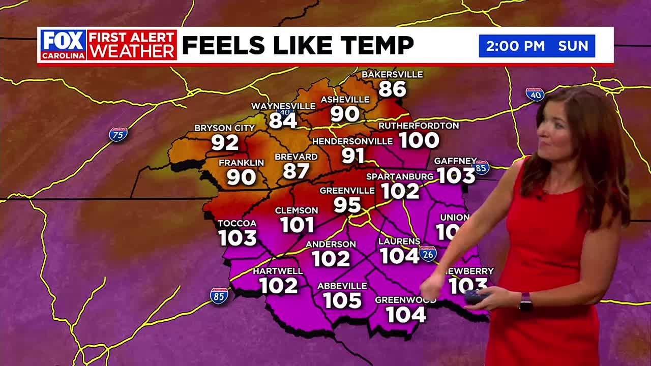 Sweltering heat for the weekend with triple digit heat index possible ...
