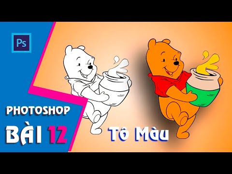 Fill Màu Trong Photoshop - Photoshop CS6 cơ bản | Bài 11: Hướng dẫn tô màu (Beginner)