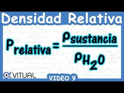 Video: Cómo Calcular La Densidad Relativa De Una Sustancia