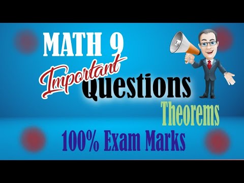 Math Class 9 Important Questions|| Book Review || Target Paper || Guess