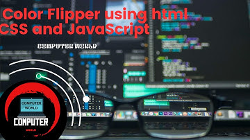 How to create a Color Flipper using html CSS and JavaScript. best video on Youtube