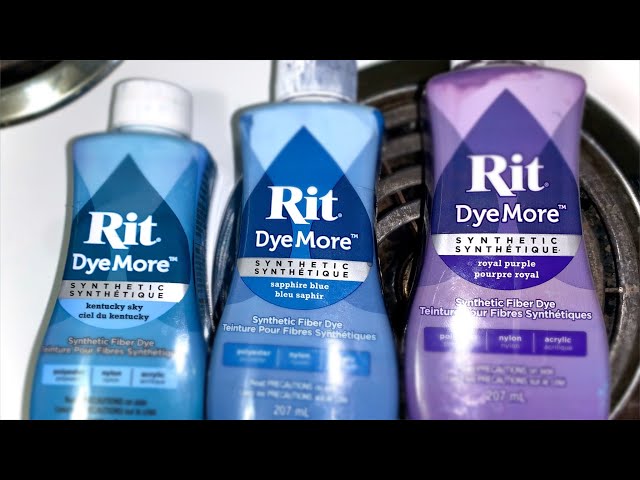 How To StoveTop Dye Synthetic Wig Ombré Colour?? W Rit Dye Kentucky Sky/  Sapphire Blue/ Royal Purple 