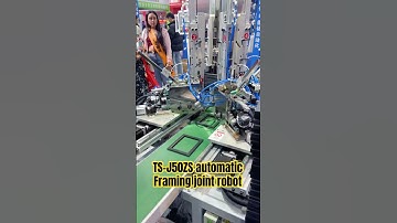 Produce 2400pcs frame /hour, #photoframemaking underpinning TS-J50ZS automatic Framing joint robot