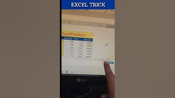 Excel Trick🔥 #trending #shorts #viral | Sumproduct Function in Excel