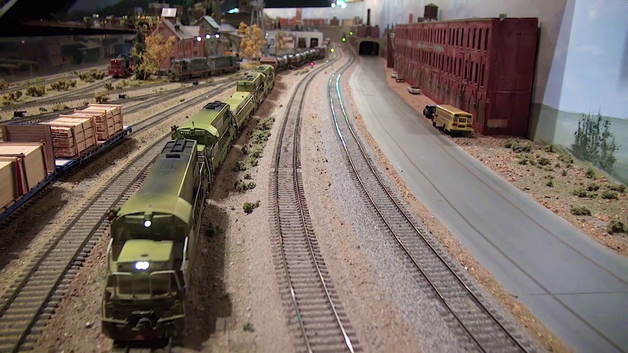 Testing the Cinerails tripod dolly track system at the Colorado Model Railroad Museum