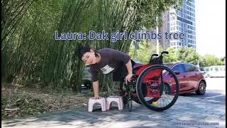 Laura Dak Girl Climbs Tree