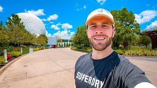 Extremely Empty Epcot Day.. NEW Annual Pass Holder Lounge &amp; NEW Stitch Cake Ice Cream