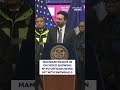 Mamdani weighs in on video showing NYPD officers being hit with snowballs
