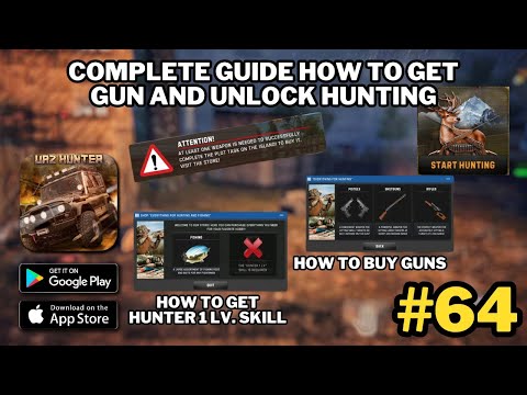 Russian Car Driver UAZ HUNTER - How to Get Hunter 1 LV & How To Buy Gun (Android) #jerryisgaming #64