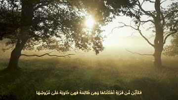 وَإِن يُكَذِّبُوكَ فَقَدْ كَذَّبَتْ قَبْلَهُمْ قَوْمُ نُوحٍ وَعَادٌ وَثَمُودُ ما تيسر من #سورة_الحج