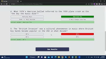 Quiz App with Flask / Django / FastAPI